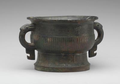 图片[3]-Gui food container with animal-mask and strips pattern, early Western Zhou period, c. 11th-10th century BCE-China Archive